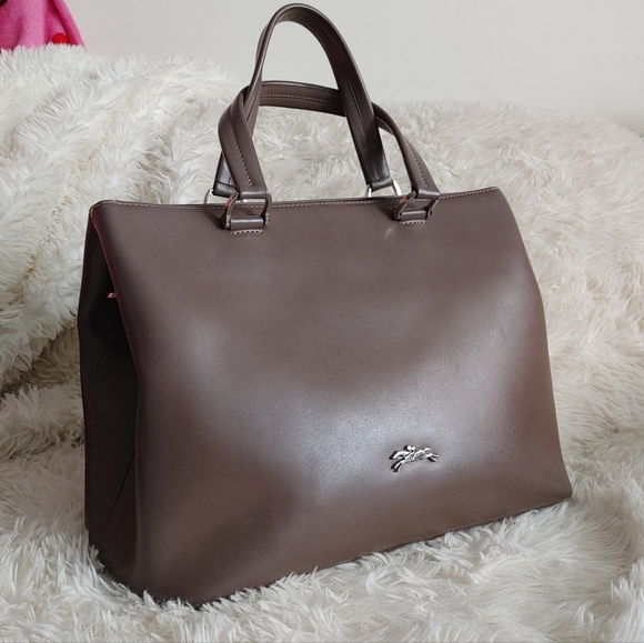 Longchamp Honore Leather Handbag - Picture 14 of 16